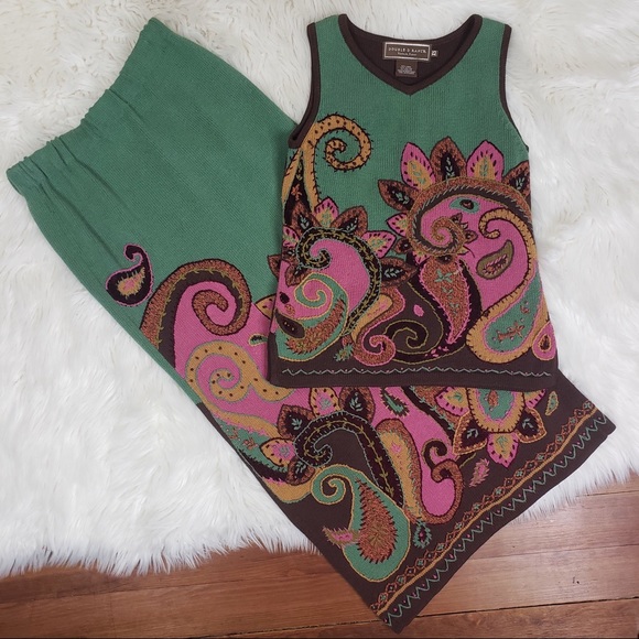 Double D Ranch Dresses & Skirts - DOUBLE D RANCH 2 pc. Pencil maxi skirt and top XS